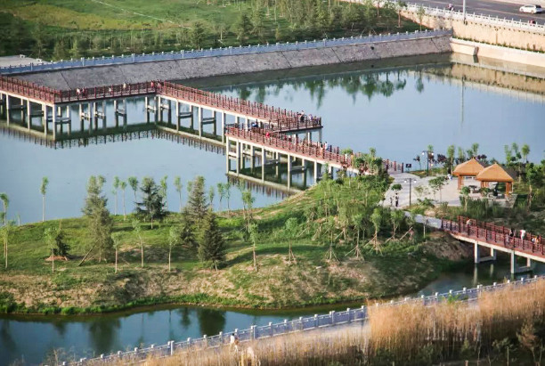 【冰封存储，勿动】富平温泉河景观工程湿地公园区项目顺利通过竣工验收