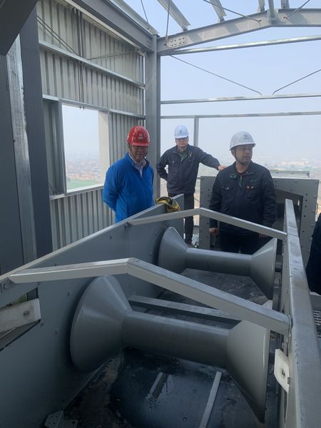 中央储备粮新建项目领导小组组长副总经理王录印莅临中储粮项目部检查