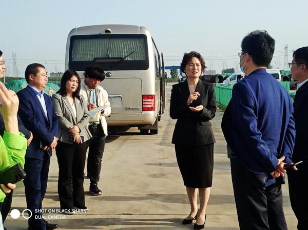 河南省许昌市副市长赵淑红一行深入陕煤建设渭南分公司河南庞源项目