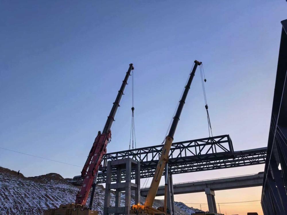 陕煤建设渭南分公司第二安装项目部:鏖战寒冬 架起通途