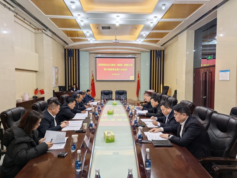 <strong>陕煤建设召开第三届董事会第八次会议</strong>