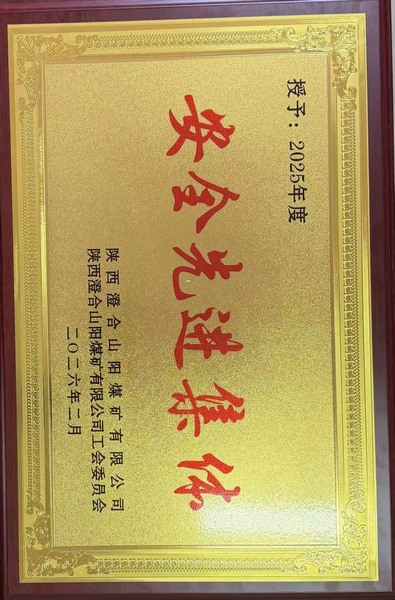 陕煤建设洗选煤运营公司澄合山阳运营项目部: 喜获殊荣鼓干劲 砥砺奋进新征程