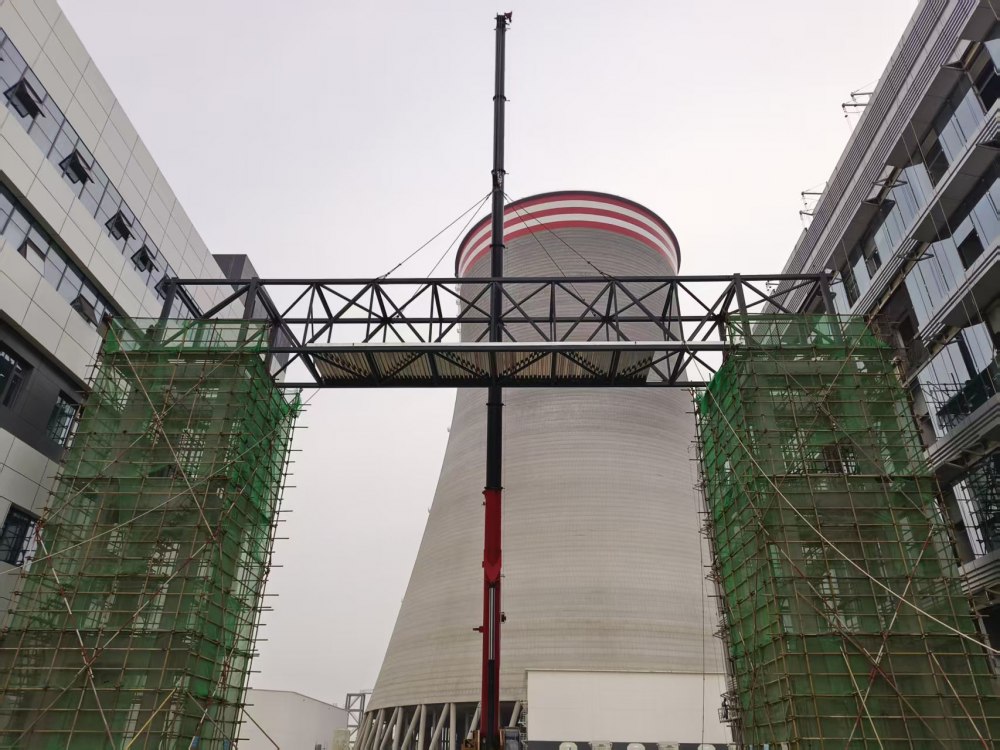 陕煤建设韩城分公司土建四项目部: 千钧吊装凌云起,精工实干筑精品