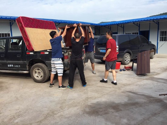 矿建三公司双龙项目部喜迁新址