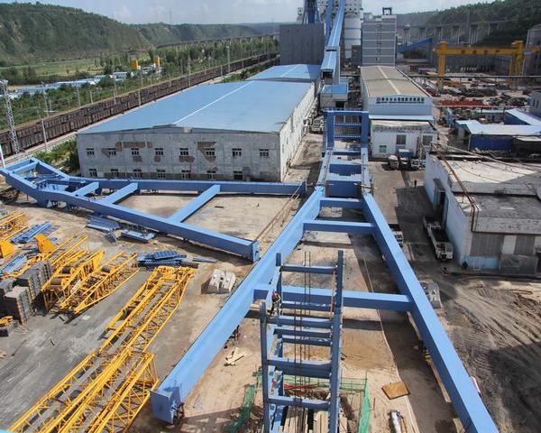 机电安装公司孟村井架安装现场掠影