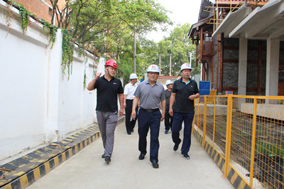 建设集团副总经理王明智深入汉中分公司检查指导工作