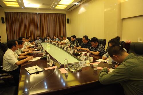 西安市经开区公安分局汤天政委一行莅临建设集团对接交流工作