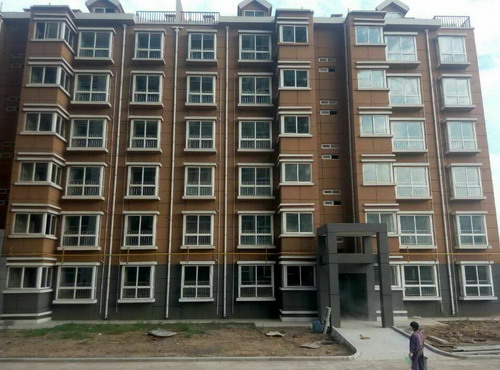 铜川分公司第一项目部全力以赴确保梅乐园19#、20#楼顺利交工