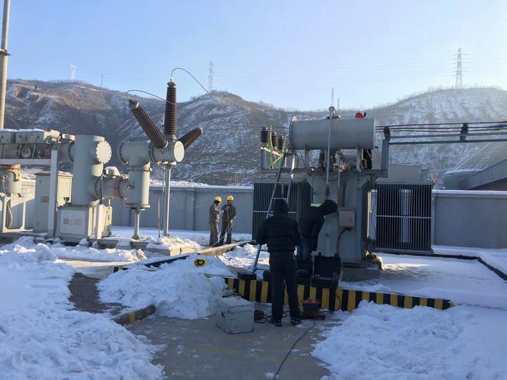 设备租赁中心顺利完成黄陵生态水泥厂电气试验任务