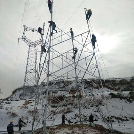 机电安装公司提前完成承建的富平生态水泥110KV输电线路抢修工程