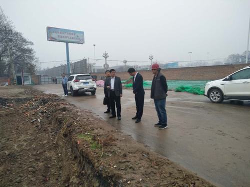 渭南市临渭区副区长杨宇英莅临礼悦阁项目现场排忧解难