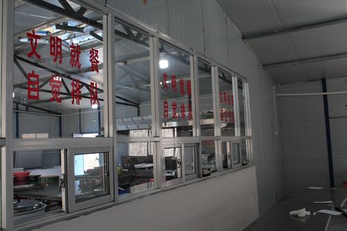 矿建二公司冶坪项目部职工食堂改造完成