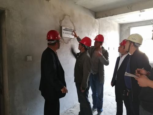 韩城分公司临涺小区五栋住宅楼通过分户预验收