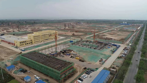 天工公司土建七部渭化彬州30万吨/年煤制乙二醇项目进展顺利