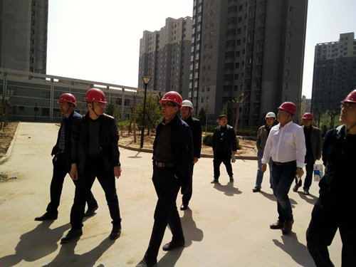 大秦置业公司：“神南华府”项目进度验收顺利完成