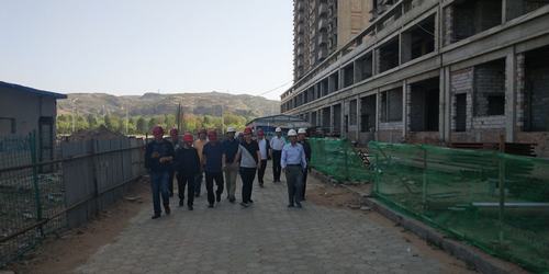 澄合分公司第六项目部神南华府小区项目主体验收完成