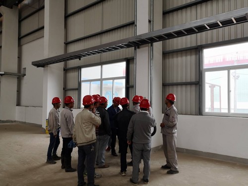 铜煤公司承建的年产30万吨铝镁合金项目氧化铝1#仓库顺利通过预验收