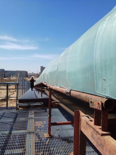 我们的皮带试运转成功了