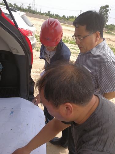 王明智深入陕煤建设韩城分公司和园项目工地检查指导工作