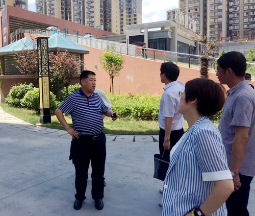 王宁一行深入陕煤建设公司江南世纪城项目检查指导工作