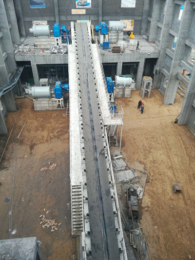 陕煤建设机电安装公司承建的小保当一号煤矿主斜井皮带成功试运转