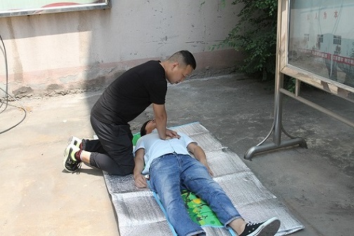 陕煤建设设计研究院触电应急演练重实效