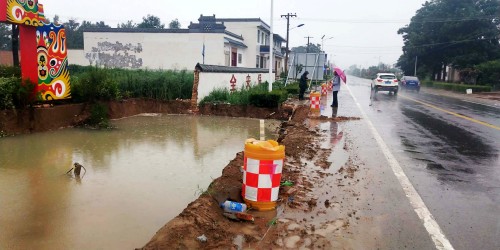 强降雨来袭看看陕煤建设澄合分公司各基层单位如何应对
