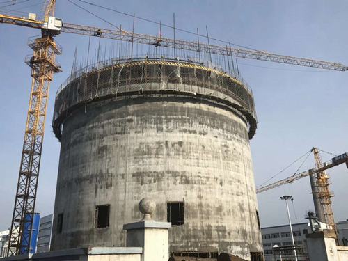 陕煤建设韩城分公司红柳林产品仓工程有了“新高度”