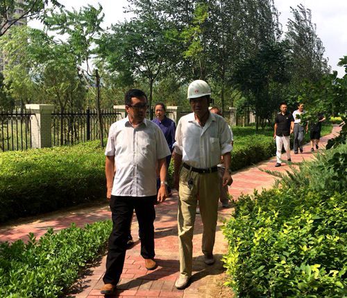 陕煤建设公司：神南华府二期室外景观绿化阶段性工程顺利通过竣工验收