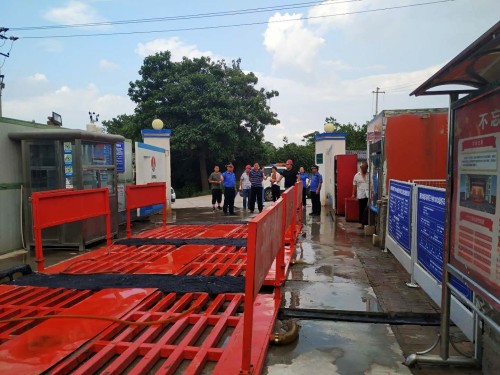 陕煤建设渭南分公司第二项目部 顺利通过扬尘治理检查验收