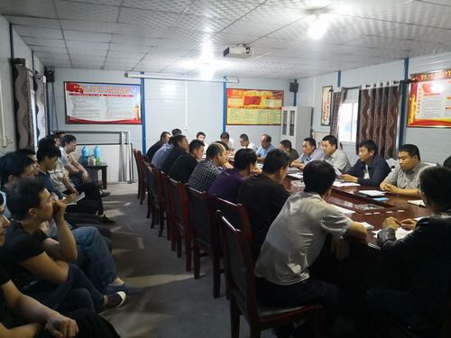 陕煤建设矿建二公司冶坪项目部：誓师大会提气势  劳动竞赛揭序章