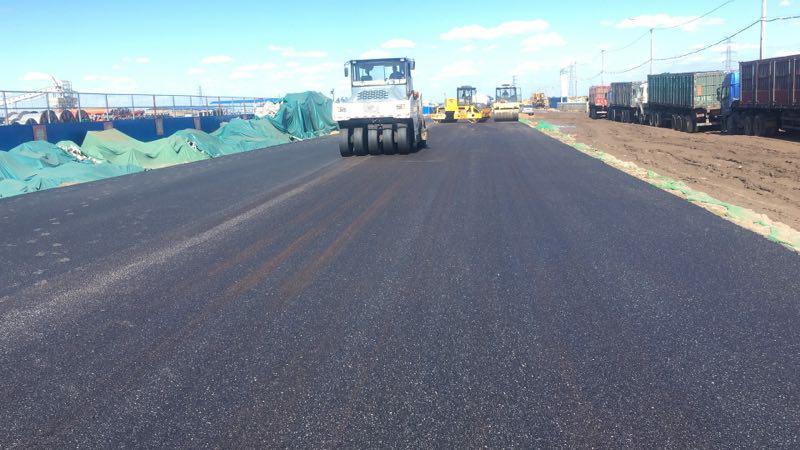 陕煤建设路桥分公司小保当运煤专线道路顺利通车