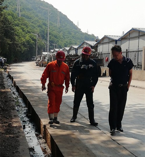 陕煤建设矿建三公司拧紧“雨季三防”安全阀