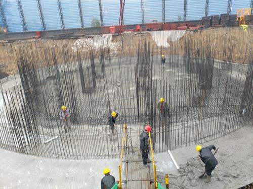 陕煤建设韩城分公司土建五项目部攻坚克难抢抓施工进度