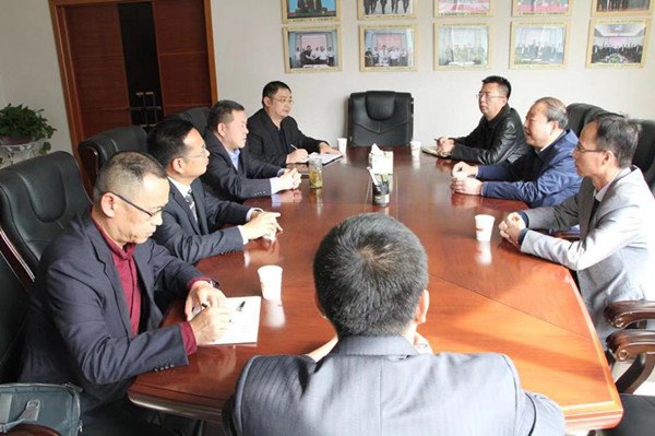 铜川市交通局局长路学敏一行莅临陕煤建设座谈交流