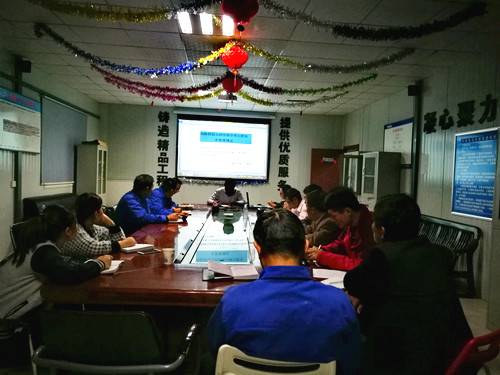 陕煤建设天工公司土建十五部职工专业知识课开讲了