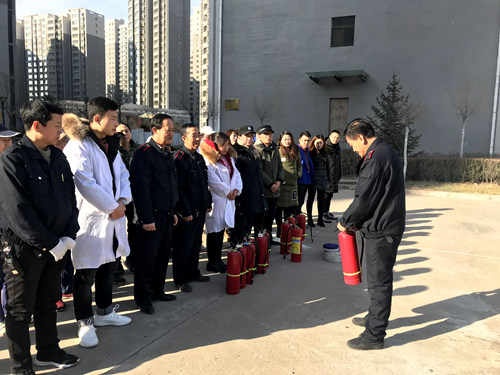 陕煤建设公司消防演练火热进行