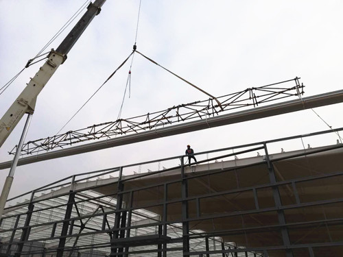 陕煤建设集团天工公司土建三部战严冬节日施工酣