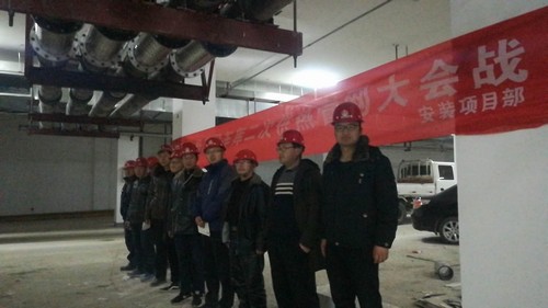 冬日里的管道安装攻坚战