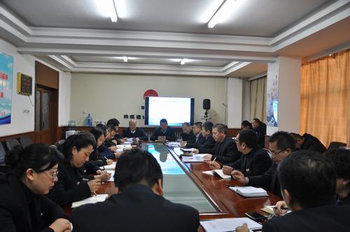 陕煤建设韩城分公司第一时间传达学习陕煤建设“四会”精神