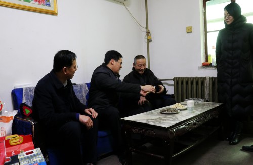 司正林走访慰问澄合分公司困难职工