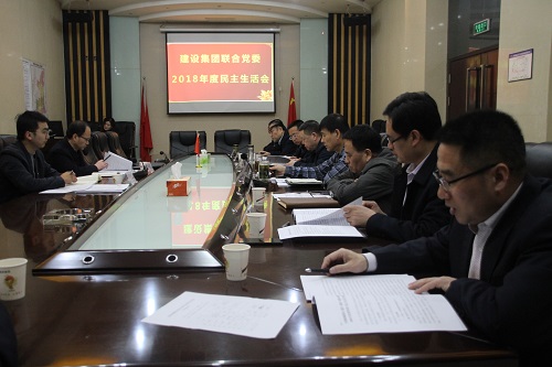 陕煤集团第六督导组指导建设集团2018年度领导班子专题民主生活会