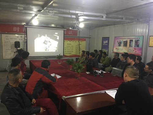 陕煤建设机电安装公司曹家滩项目部“学案例，除隐患”促安全