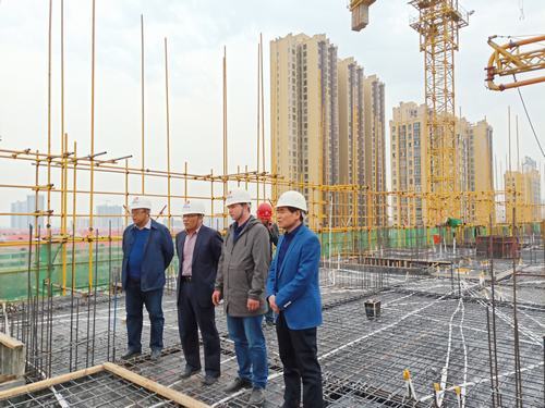 王明智深入渭南二院安置房、法检两院项目工地检查指导工作