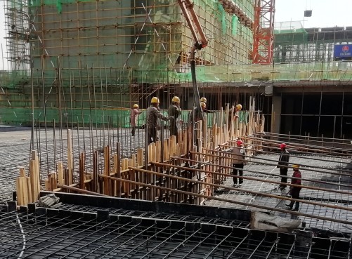 陕煤建设渭南分公司第五项目部与时间赛跑加速推进工程建设