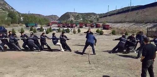 陕煤建设韩城分公司基层项目部“庆五一”好戏连台