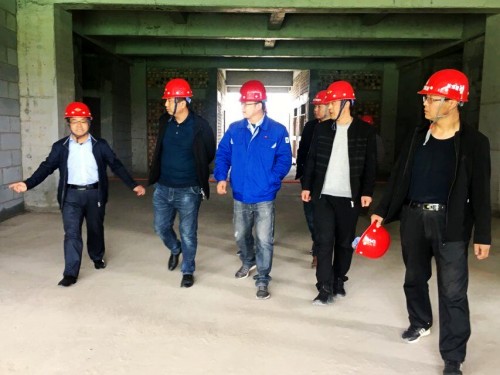 陕煤建设澄合分公司第七项目部承建的渭化生活区职工公寓工程顺利通过主体验收