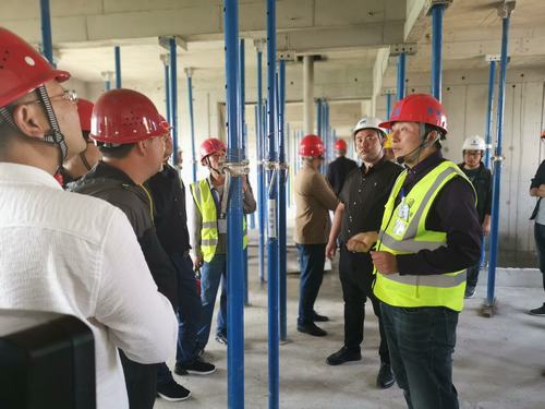 陕煤建设铜煤公司参加铜川市建筑施工企业现场观摩学习会
