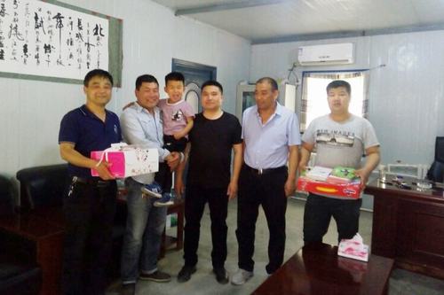 陕煤建设矿建二公司车村项目部特殊的“六一”儿童节