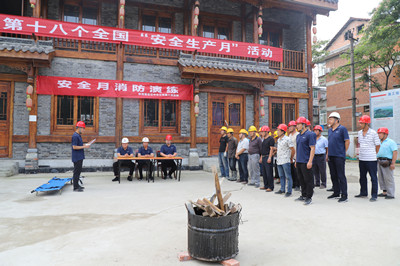 陕煤建设汉中分公司应急演练扎实有效不走过场